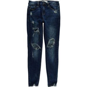 KanCan Signature Buckle Skinny Ankle Destroy B211